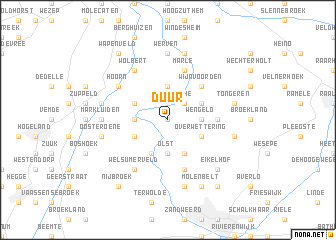 map of Duur