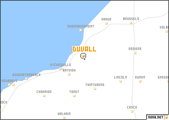 map of Duvall