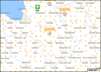 map of Duval