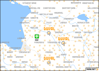 map of Duval