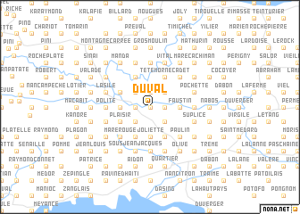 map of Duval