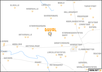 map of Duval