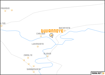 map of Duvannoye