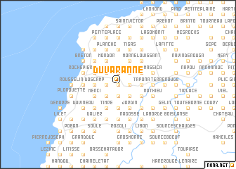 map of Duvaranne