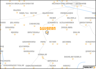 map of Dūvarān