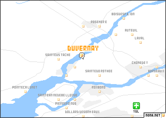 map of Duvernay