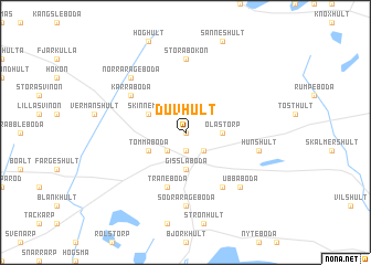 map of Duvhult