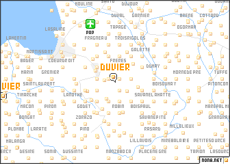 map of Duvier
