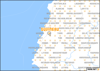 map of Duvineau