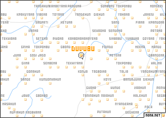 map of Duvubu