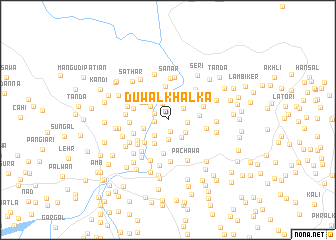 map of Duwal Khalka
