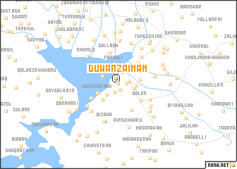 map of Duwanza Imām