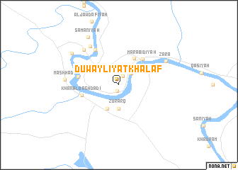 map of Duwaylīyat Khalaf