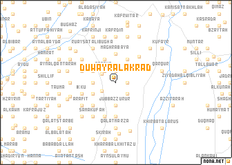 map of Duwayr al Akrād