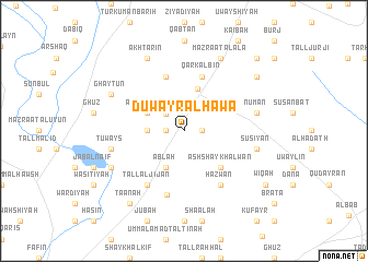 map of Duwayr al Hawāʼ