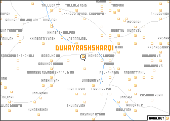 map of Duwayr ash Sharqī