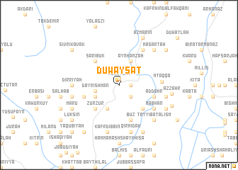 map of Duwaysāt