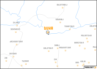 map of Duwa