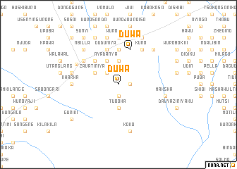 map of Duwa