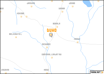 map of Duwo