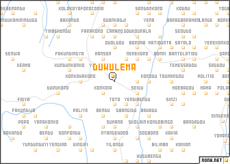 map of Duwulema