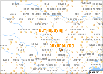 map of Duyanduyan