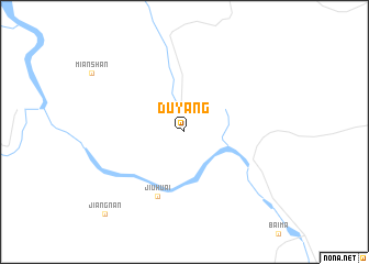 map of Duyang