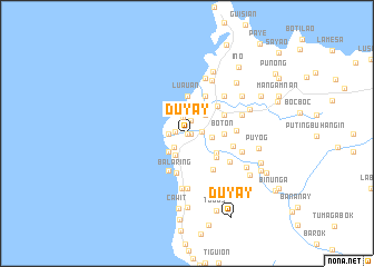 map of Duyay