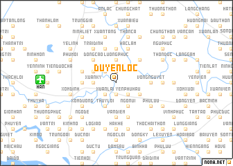 map of Duyên Lộc