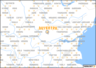 map of Duyên Trữ