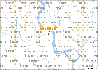 map of Duyên Yết