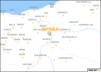 map of Duygulu