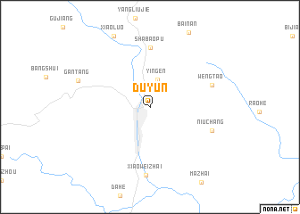 map of Duyun