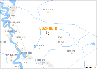 map of Düzǝnlik