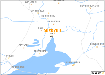 map of Dūz Āyūm