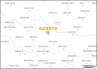 map of Düzbayır