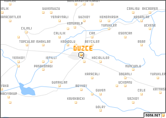 map of Düzce