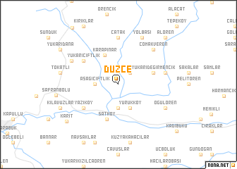 map of Düzce