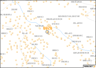 map of Dužd