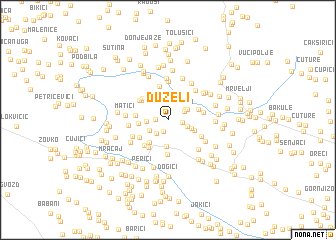 map of Ðuzeli