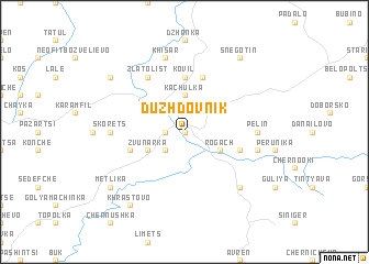 map of Dŭzhdovnik