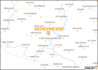 map of Duzhevshchina