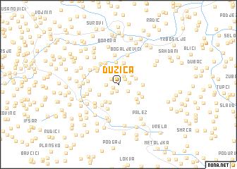 map of Dužica