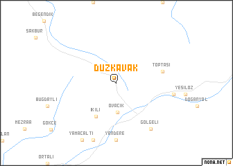 map of Düzkavak