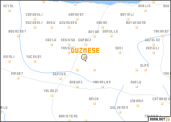 map of Düzmeşe