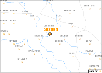 map of Düzoba