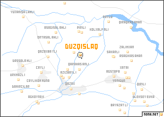 map of Düzqışlaq