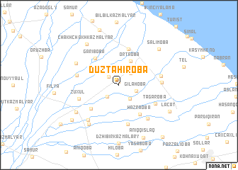 map of Düztahiroba