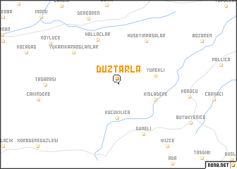 map of Düztarla