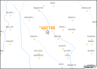map of Düztaş